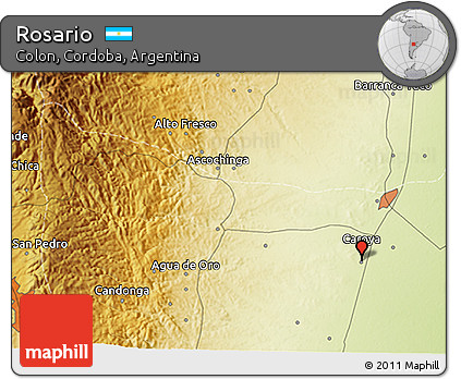 Physical 3D Map of Rosario