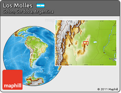 Physical Location Map of Los Molles