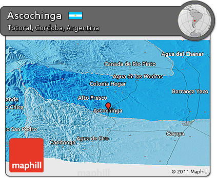 Political Panoramic Map of Ascochinga