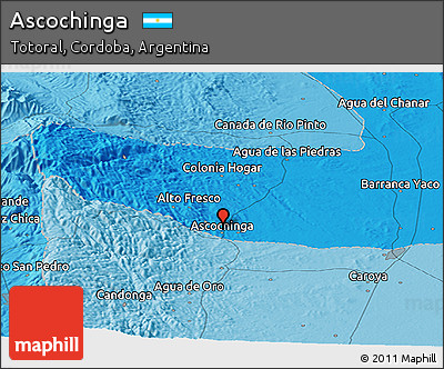 Political Panoramic Map of Ascochinga