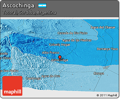 Political Panoramic Map of Ascochinga