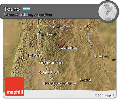 Satellite 3D Map of Tosno