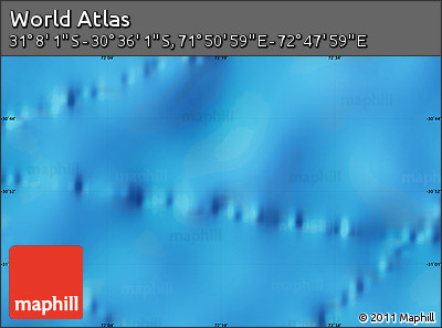 Physical Map of the Area around 30° 52' 1" S, 72° 19' 29" E