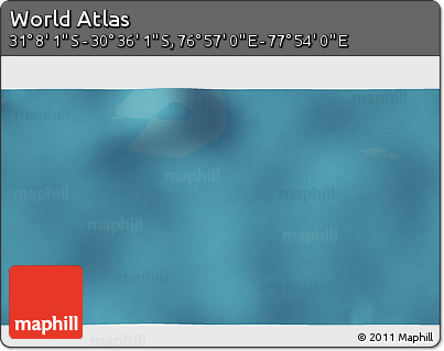 Satellite 3D Map of the Area around 30° 52' 1" S, 77° 25' 30" E