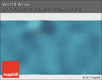 Satellite 3D Map of the Area around 30° 52' 1" S, 77° 25' 30" E