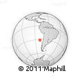 Outline Map of the Area around 30° 52' 1" S, 78° 58' 29" W, rectangular outline