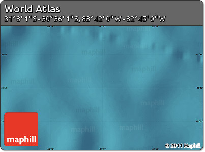 Satellite Map of the Area around 30° 52' 1" S, 83° 13' 29" W
