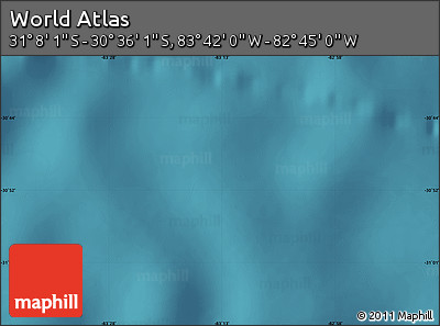 Satellite Map of the Area around 30° 52' 1" S, 83° 13' 29" W