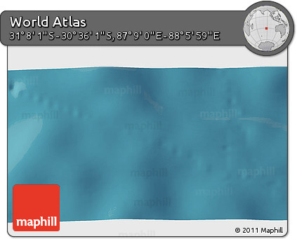 Satellite 3D Map of the Area around 30° 52' 1" S, 87° 37' 30" E