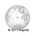 Outline Map of the Area around 30° 52' 1" S, 91° 1' 30" E, rectangular outline