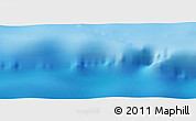 Shaded Relief Panoramic Map of the area around 30° 52' 1" S, 91° 52' 30" E