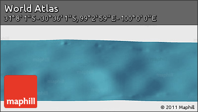 Satellite Panoramic Map of the Area around 30° 52' 1" S, 99° 31' 30" E
