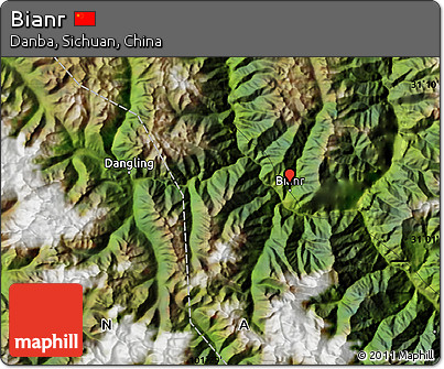 Satellite Map of Bianr