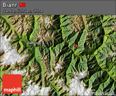 Satellite Map of Bianr
