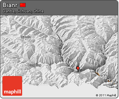 Physical Panoramic Map of Bianr