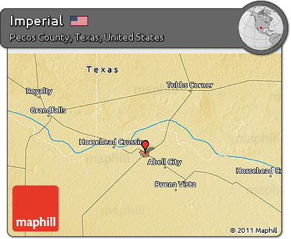 Physical 3D Map of Imperial