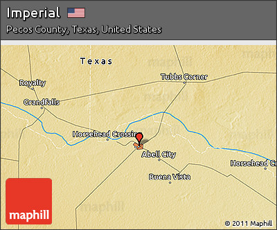 Physical 3D Map of Imperial