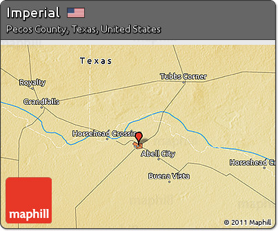 Physical 3D Map of Imperial