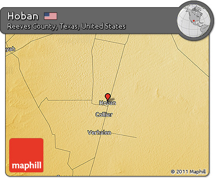 Physical 3D Map of Hoban