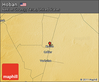 Physical 3D Map of Hoban