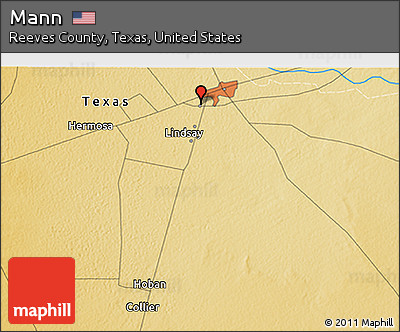 Physical 3D Map of Mann