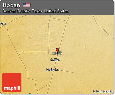 Physical 3D Map of Hoban