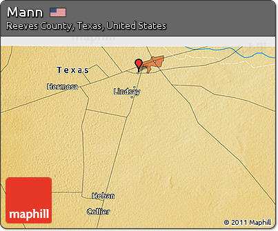 Physical 3D Map of Mann