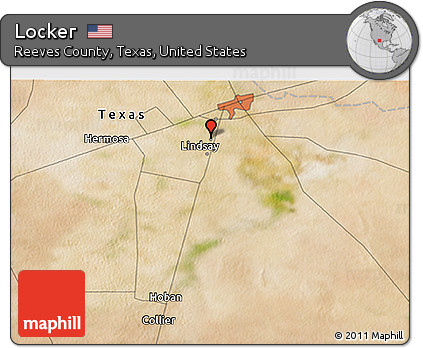 Satellite 3D Map of Locker