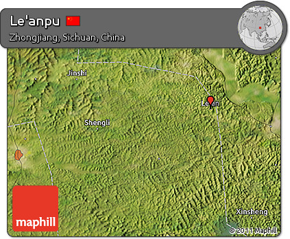 Satellite 3D Map of Le'anpu