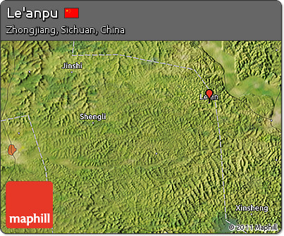 Satellite 3D Map of Le'anpu