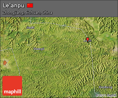 Satellite 3D Map of Le'anpu