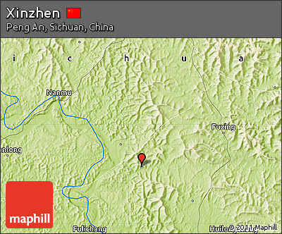 Physical Map of Xinzhen