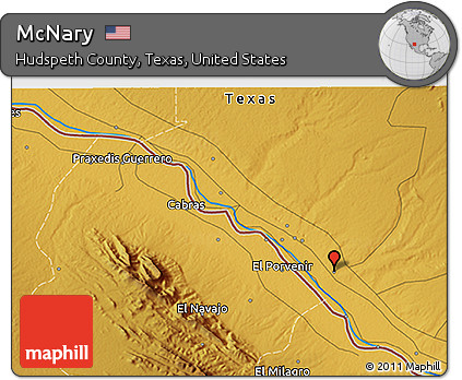 Physical 3D Map of McNary