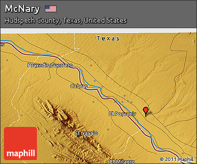 Physical 3D Map of McNary