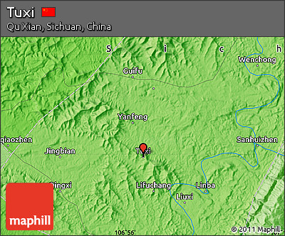 Political Map of Tuxi