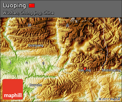 Physical Map of Luoping