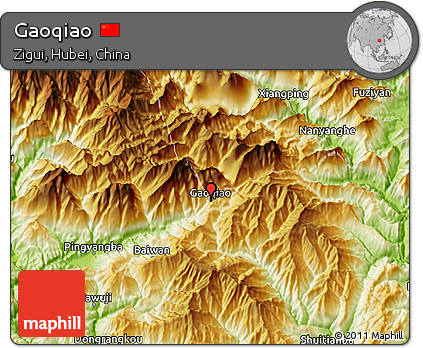 Physical 3D Map of Gaoqiao