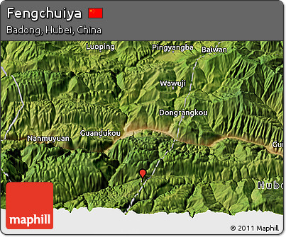 Satellite 3D Map of Fengchuiya
