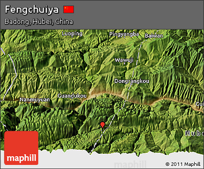 Satellite 3D Map of Fengchuiya