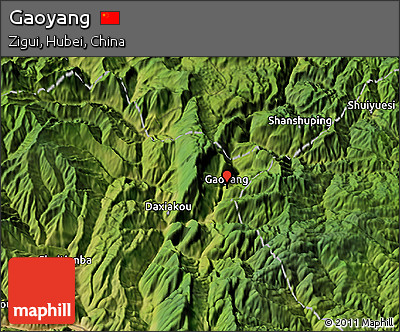 Satellite 3D Map of Gaoyang