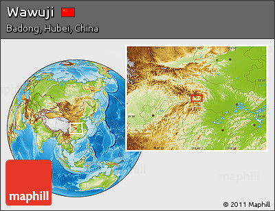 Physical Location Map of Wawuji