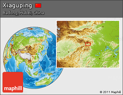 Physical Location Map of Xiaguping