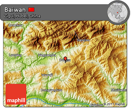 Physical Map of Baiwan
