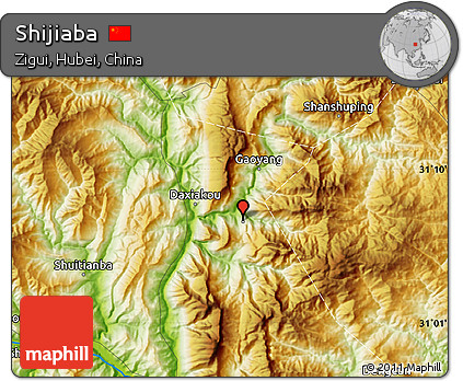 Physical Map of Shijiaba