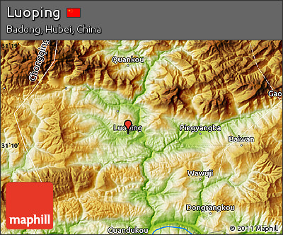 Physical Map of Luoping