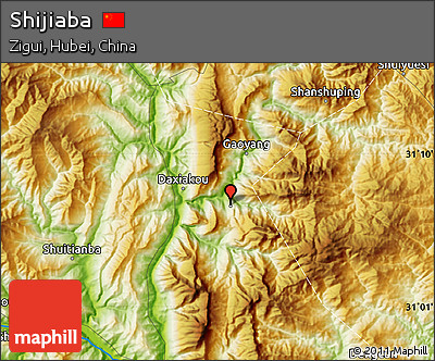 Physical Map of Shijiaba