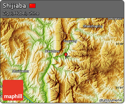 Physical Map of Shijiaba