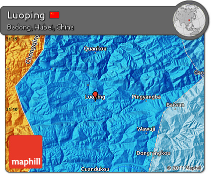 Political Map of Luoping