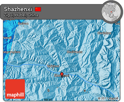 Political Map of Shazhenxi
