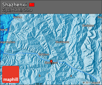 Political Map of Shazhenxi